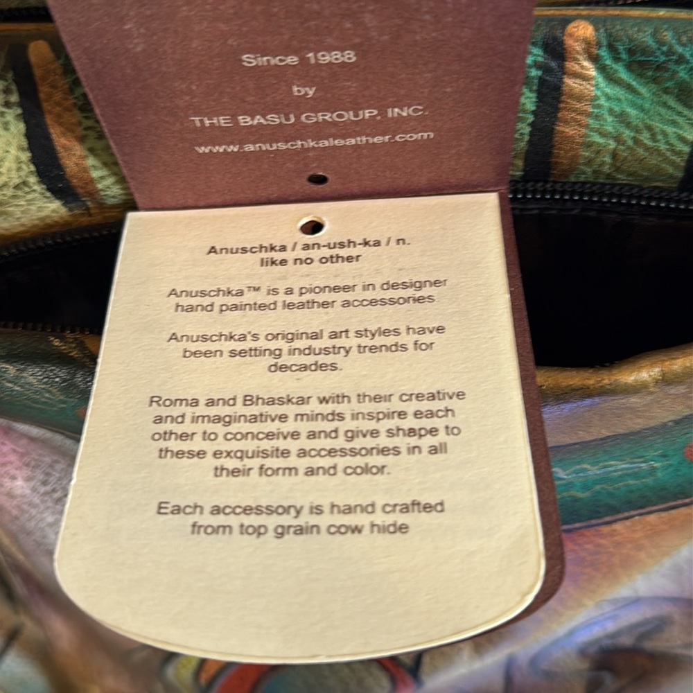 Anuschka Artistic Multicolor Shoulder Bag - Picture 8 of 12
